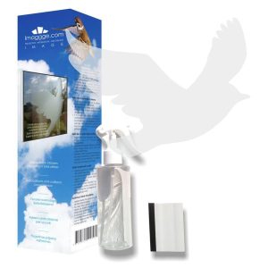 Autocollants anti-collision pour oiseaux - Set de 22 silhouettes d'oiseaux